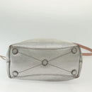 Miu Miu Hand Bag Leather 2way Pink Silver Auth 133403-11