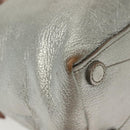 Miu Miu Hand Bag Leather 2way Pink Silver Auth 133403-14