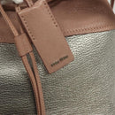 Miu Miu Hand Bag Leather 2way Pink Silver Auth 133403-16