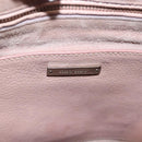 Miu Miu Hand Bag Leather 2way Pink Silver Auth 133403-20