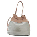 Miu Miu Hand Bag Leather 2way Pink Silver Auth 133403-3