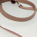 Miu Miu Hand Bag Leather 2way Pink Silver Auth 133403-7