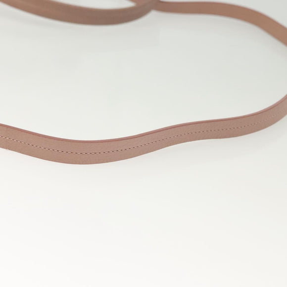 Miu Miu Hand Bag Leather 2way Pink Silver Auth 133403