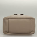 Salvatore Ferragamo Hand Bag Leather Gray Gold Auth 133404-6