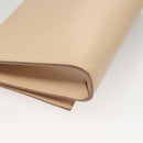 Salvatore Ferragamo Chain Vala Shoulder Bag Leather Beige Gold Auth 133406-13