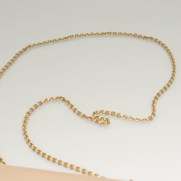 Salvatore Ferragamo Chain Vala Shoulder Bag Leather Beige Gold Auth 133406