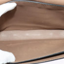 VALENTINO Shoulder Bag Leather Red Gold Auth 133407-10