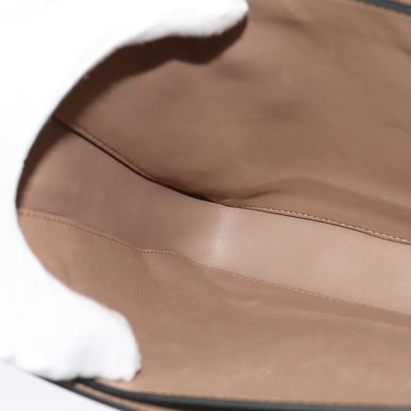 VALENTINO Shoulder Bag Leather Red Gold Auth 133407