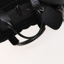 GUCCI Boston Bag Cotton Black Silver 010 1553 0301 Auth 133415-6