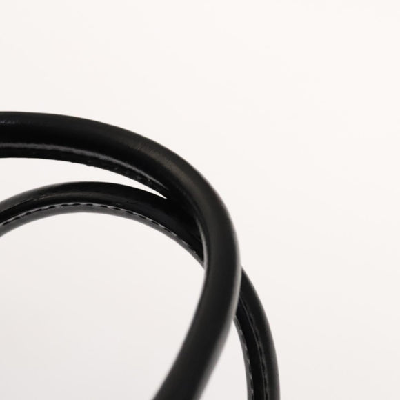 GUCCI Boston Bag Cotton Black Silver 010 1553 0301 Auth 133415