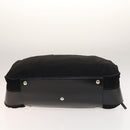 GUCCI Boston Bag Cotton Black Silver 010 1553 0301 Auth 133415-8