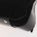 GUCCI Boston Bag Cotton Black Silver 010 1553 0301 Auth 133415-9