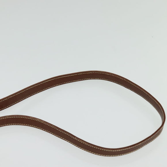 GUCCI GG Canvas Shoulder Bag Brown Gold 004 49 0195 Auth 133417