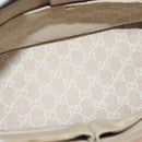 GUCCI Horsebit Hand Bag Leather 2way Gold Pink gold 319795 Auth 133420-19