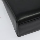 GIVENCHY Hand Bag Leather 2way Black Auth 133423A-18