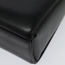GIVENCHY Hand Bag Leather 2way Black Auth 133423-15