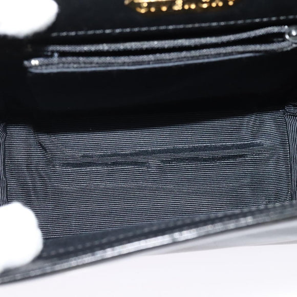 GIVENCHY Hand Bag Leather 2way Black Auth 133423A