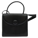 GIVENCHY Hand Bag Leather 2way Black Auth 133423-2