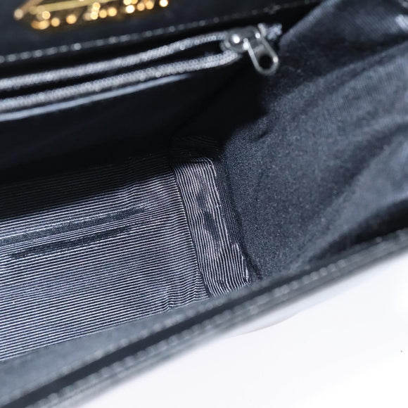 GIVENCHY Hand Bag Leather 2way Black Auth 133423A