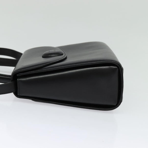 GIVENCHY Hand Bag Leather 2way Black Auth 133423