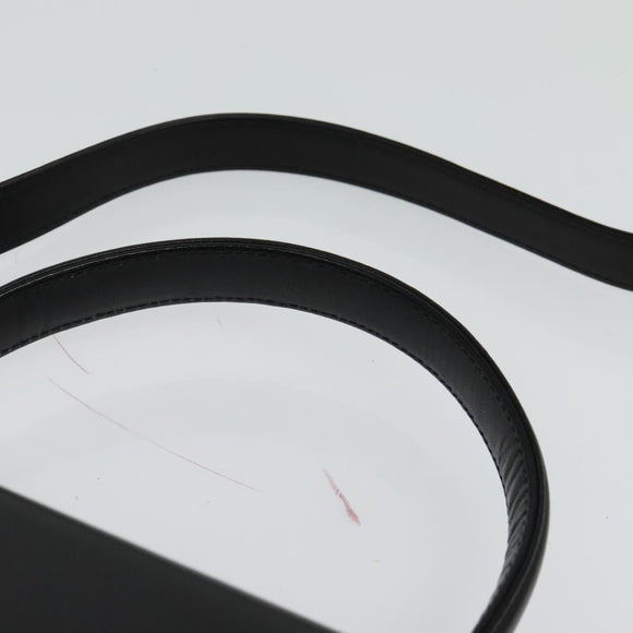 GIVENCHY Hand Bag Leather 2way Black Auth 133423