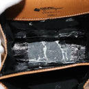 Salvatore Ferragamo Shoulder Bag Leather Beige Gold Auth 133427-10