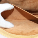 LOEWE Anagram Hand Bag Leather 2way Gold Yellow Auth 133432-24