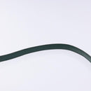 BALLY Shoulder Bag Leather Green Gold Auth 133436-8