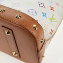 LOUIS VUITTON Monogram Multicolor Alma Hand Bag White M92647 LV Auth 133443V-16