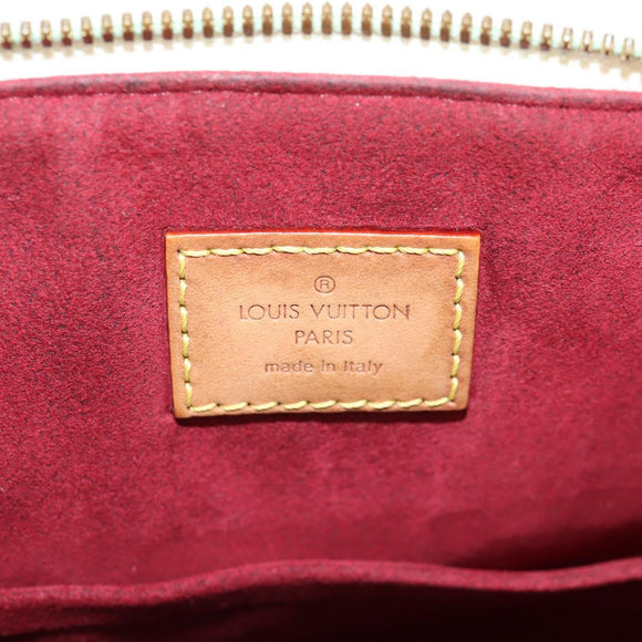 LOUIS VUITTON Monogram Multicolor Alma Hand Bag White M92647 LV Auth 133443V