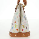 LOUIS VUITTON Monogram Multicolor Alma Hand Bag White M92647 LV Auth 133443V-4