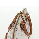 LOUIS VUITTON Monogram Multicolor Alma Hand Bag White M92647 LV Auth 133443V-6