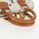 LOUIS VUITTON Monogram Multicolor Alma Hand Bag White M92647 LV Auth 133443V-7