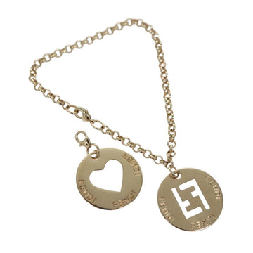 FENDI Bracelet metal Gold Auth 133445