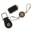 GUCCI Charm metal 3Set Black Silver Auth 133446-1
