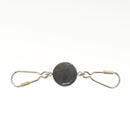 GUCCI Charm metal 3Set Black Silver Auth 133446-10