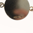 GUCCI Charm metal 3Set Black Silver Auth 133446-11