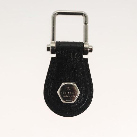 GUCCI Charm metal 3Set Black Silver Auth 133446