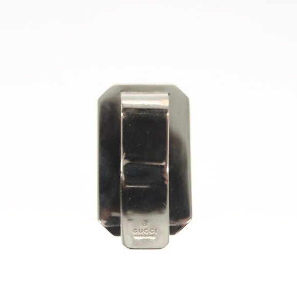 GUCCI Charm metal 3Set Black Silver Auth 133446
