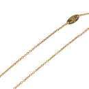LOUIS VUITTON Essential V Necklace Gold M61083 LV Auth 133449-15