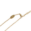 LOUIS VUITTON Essential V Necklace Gold M61083 LV Auth 133449-16