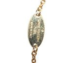 LOUIS VUITTON Essential V Necklace Gold M61083 LV Auth 133449-11