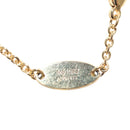 LOUIS VUITTON Essential V Necklace Gold M61083 LV Auth 133449-12