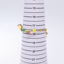 LOUIS VUITTON Bracelet metal Gold LV Auth 133450-10