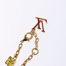 LOUIS VUITTON Bracelet metal Gold LV Auth 133450-5