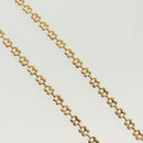 GIVENCHY Chloe Necklace metal 2Set Gold Auth 133455-15