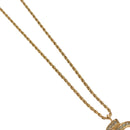 Christian Dior Necklace metal Gold Auth 133457-4