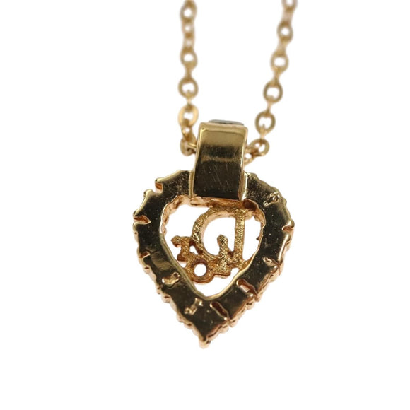 Christian Dior Necklace metal Gold Auth 133458