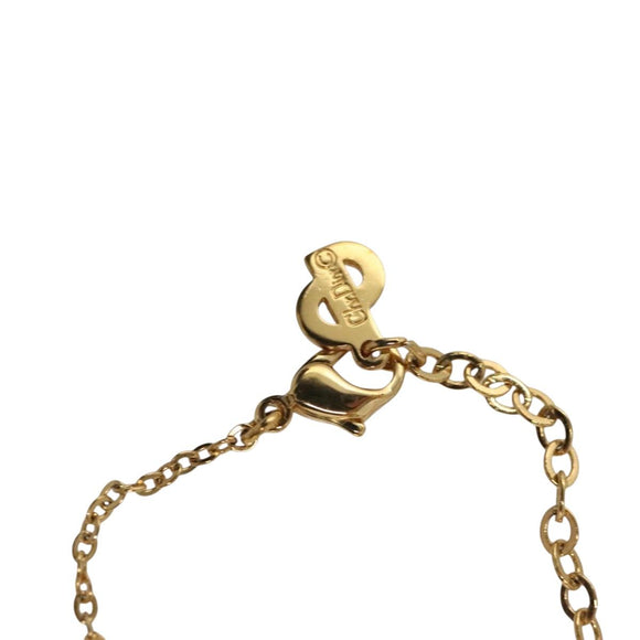 Christian Dior Necklace metal Gold Auth 133458