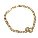 Christian Dior Bracelet metal Gold Auth 133459-1